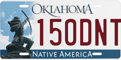 OK license plate 150DNT