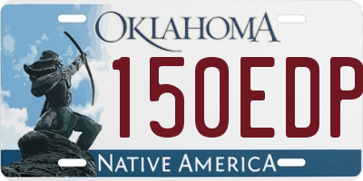 OK license plate 150EDP