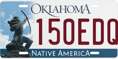 OK license plate 150EDQ