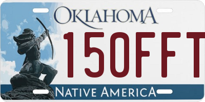 OK license plate 150FFT