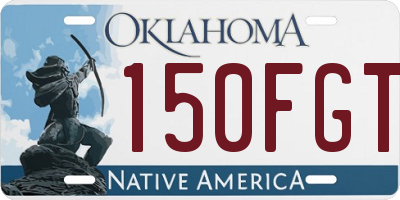 OK license plate 150FGT