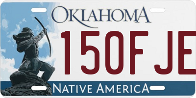 OK license plate 150FJE