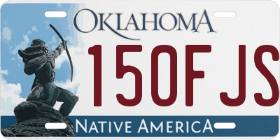 OK license plate 150FJS