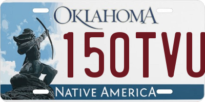 OK license plate 150TVU
