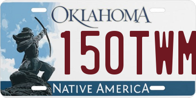 OK license plate 150TWM