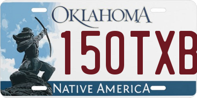 OK license plate 150TXB