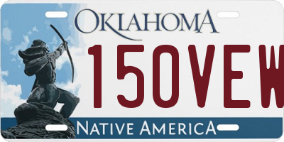 OK license plate 150VEW