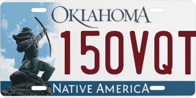 OK license plate 150VQT
