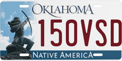 OK license plate 150VSD