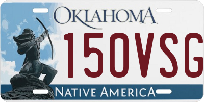 OK license plate 150VSG