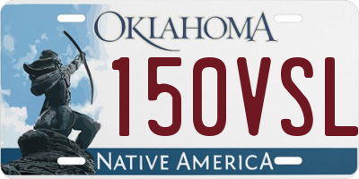 OK license plate 150VSL