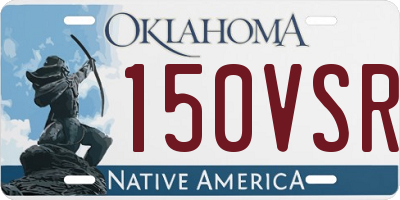 OK license plate 150VSR