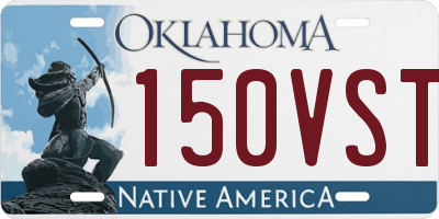 OK license plate 150VST
