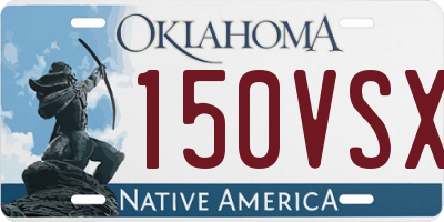 OK license plate 150VSX