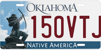 OK license plate 150VTJ