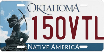 OK license plate 150VTL
