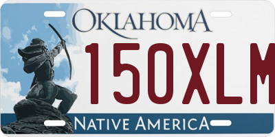 OK license plate 150XLM