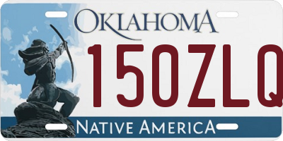 OK license plate 150ZLQ