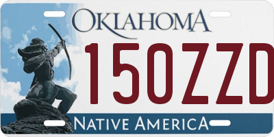 OK license plate 150ZZD