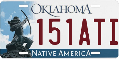 OK license plate 151ATI