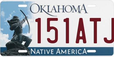 OK license plate 151ATJ