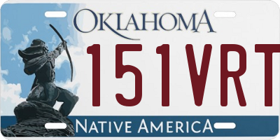 OK license plate 151VRT