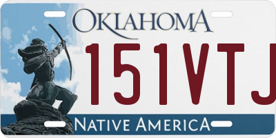 OK license plate 151VTJ