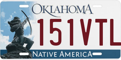 OK license plate 151VTL