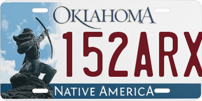 OK license plate 152ARX