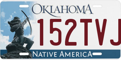 OK license plate 152TVJ