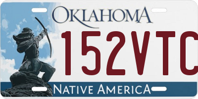 OK license plate 152VTC