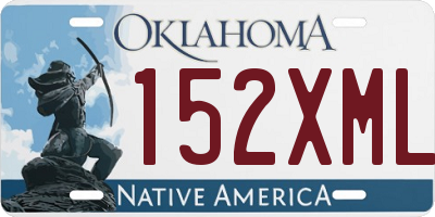OK license plate 152XML
