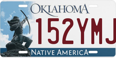 OK license plate 152YMJ