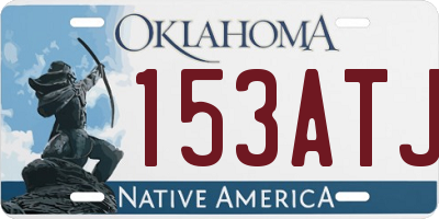 OK license plate 153ATJ