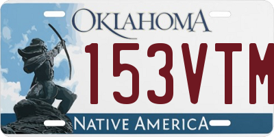 OK license plate 153VTM