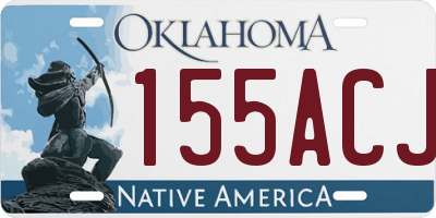 OK license plate 155ACJ