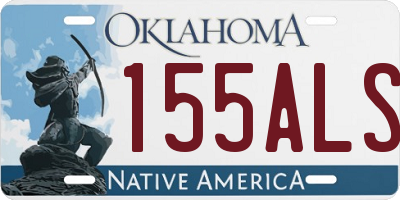 OK license plate 155ALS