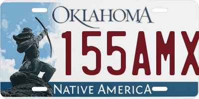 OK license plate 155AMX