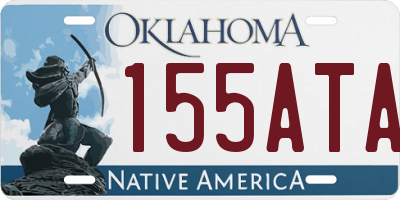 OK license plate 155ATA