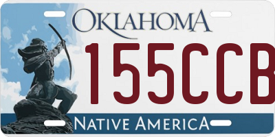 OK license plate 155CCB