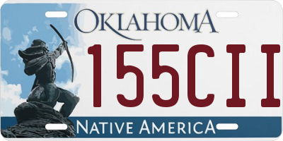OK license plate 155CII