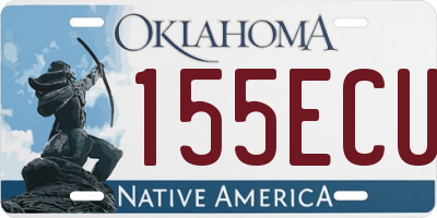 OK license plate 155ECU