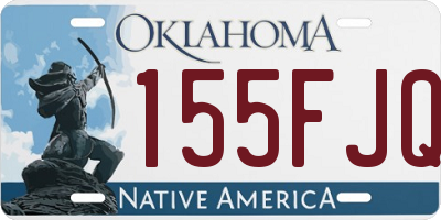 OK license plate 155FJQ