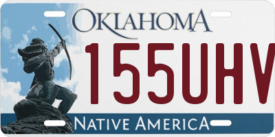 OK license plate 155UHV