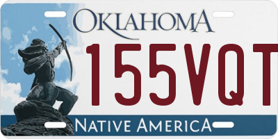 OK license plate 155VQT