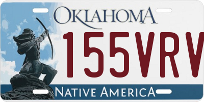 OK license plate 155VRV