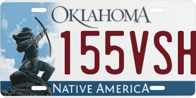 OK license plate 155VSH