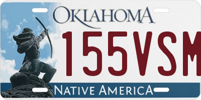 OK license plate 155VSM