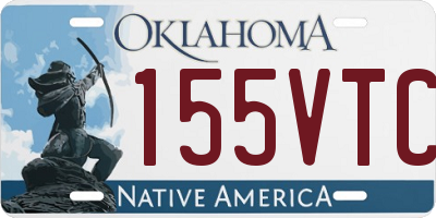 OK license plate 155VTC