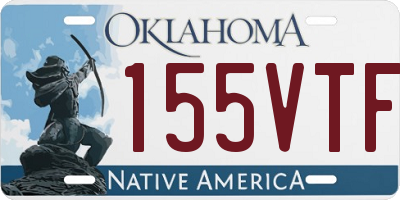 OK license plate 155VTF
